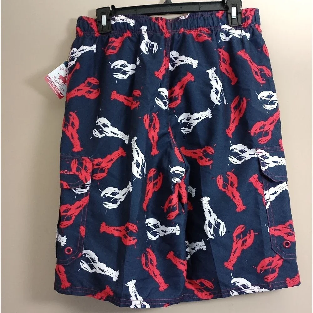 NWT Beverly Hills Polo Club Swim Trunks Size Small